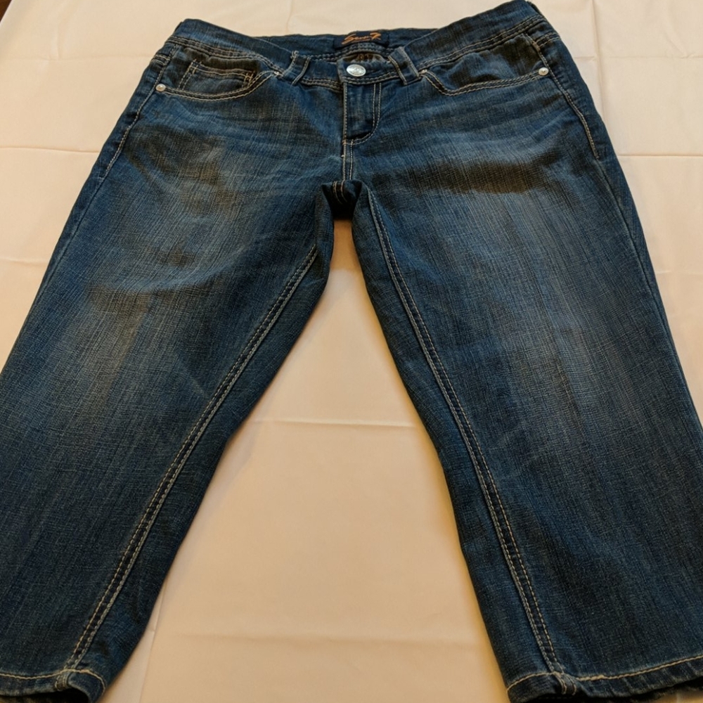 Denim Capris by Seven7